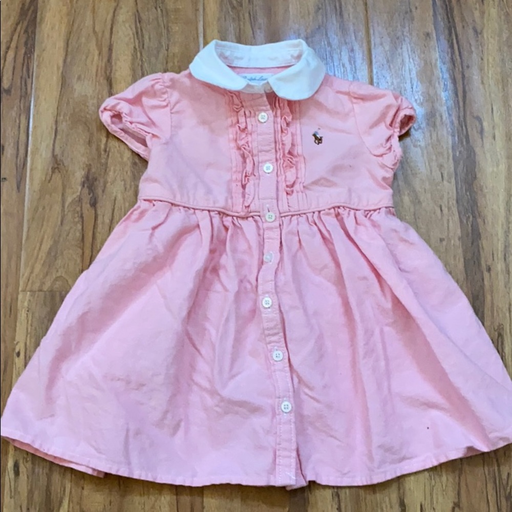 ✨EUC Ralph Lauren Pink Fairy Collar Dress!✨